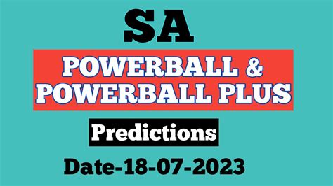 sa powerball plus predictions|PowerBall Predictions.